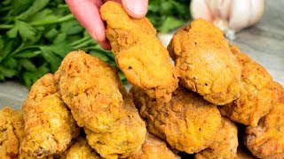 Ailes de poulet panées  une recette simple mais très savoureuse   SavoureuxTV [upl. by Nylatsyrc17]