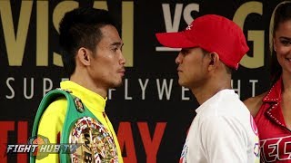 SRISAKET SOR RUNGVISAI VS ROMAN CHOCOLATITO GONZALES 2 FULL FACE OFF VIDEO [upl. by Ettedualc628]