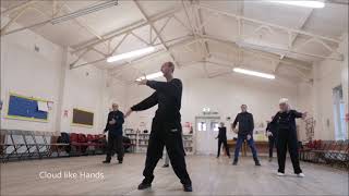 Tai Chi Qigong Shibashi Set 1 18 Exercises by Sifu Paul Nathan with Students [upl. by Cirre]