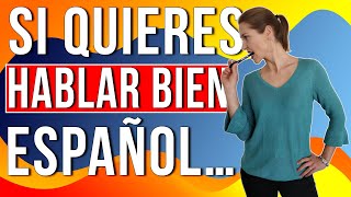 Si quieres HABLAR BIEN español… OPORTUNIDADES [upl. by Sneed]