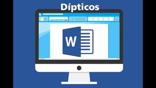 Díptico en word [upl. by Nylahsoj]