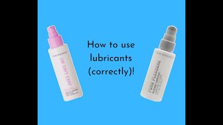 HOW TO USE LUBRICANTS CORRECTLY  PURE ROMANCE [upl. by Allicerp]