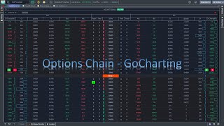 GoCharting OptionsDesk Platform  Options Chain Part I [upl. by Assir]