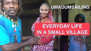 The Comoros Everyday life in a small village Traditional comorean beauty mask and marriage dress [upl. by Cissej]