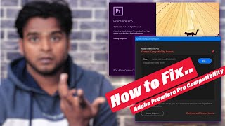 Fix Adobe Premiere Pro System Compatibility Error  SOLVED Unsupported video driver for Adobe 2021 [upl. by Bonnee]