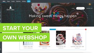 How to start your own webshop with Webador [upl. by Ahseik]