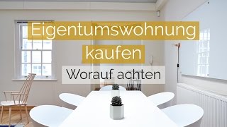 Kauf Eigentumswohnung für Einsteiger mit praktischen Beispielen [upl. by Yadroc991]