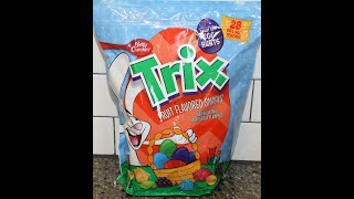 Trix Fruit Flavored Snacks Review [upl. by Orhtej289]