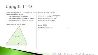 Matematik 2b Sammanfattning Kapitel 1 Algebra och linjära funktioner [upl. by Down290]