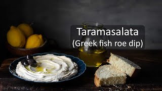 Taramasalata Greek fish roe dip [upl. by Remus]