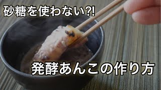 簡単！砂糖不使用！発酵あんこの作り方、炊飯器でＯＫ [upl. by Assennej]