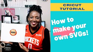 CRICUT TUTORIAL HOW TO MAKE SVGs FROM PNG FILES [upl. by Tanitansy]