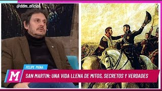 Felipe Pigna habló de la vida oculta de San Martín [upl. by Oirretna14]