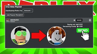 HOW TO GIVE OR SEND YOUR FRIENDS ROBUX THE EASIEST WAY [upl. by Ecnatsnok]