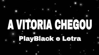 A VITORIA CHEGOU AURÉIA DOURADO  PLAYBLACK E LETRA [upl. by Dovev]