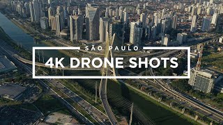 SÃO PAULO  4K DRONE SHOTS [upl. by Oberheim]