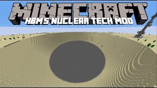 Minecraft HBMs Nuclear Tech ModUSE NUCLEAR ARMS TO CREATE DESTRUCTION Minecraft part 3 [upl. by Obidiah]