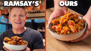 How To Make Gordon Ramsays Hot Ones Inspired Wings [upl. by Htebzile]