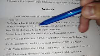 Exercice Comptabilité générale  Journal  Compte Shématique  Balance [upl. by Belen]