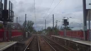 Tyne Wear Metro Front View South Hylton  Newcastle Airport [upl. by Esinnej617]