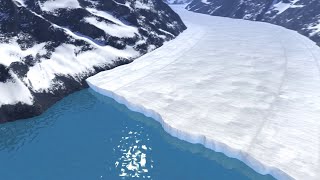 Animation How a Glacier Melts [upl. by Attennek]