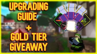 Vesteria Indepth UPGRADING Guide  GOLD TIER GIVEAWAY [upl. by Llenroc]