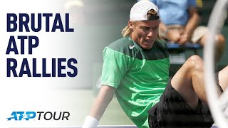 Brutal Tennis Rallies  THE BEST OF  ATP [upl. by Ara]