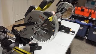 Harbor Freight Miter Saw vs Ryobi Miter Saw [upl. by Zeb]