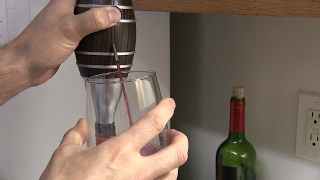 How to Use an Electric Wine Aerator Dispenser and Review [upl. by Tiny523]