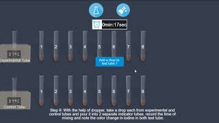 Action of Amalyse on Starch [upl. by Sass]