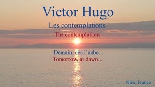 French Poem  Demain dès laube by Victor Hugo  Slow Reading [upl. by Aicilev823]