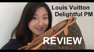 Louis Vuitton Delightful PM Review  itsYuenny [upl. by Ganley528]