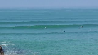 Brilliant day long lefts surfing South Fistral Cornwall [upl. by Bertsche734]