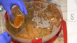 Making A Large Round Resin Mold [upl. by Acenahs]