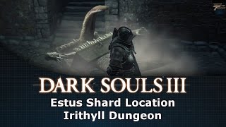 Dark Souls III Estus Shard Location Irithyll Dungeon [upl. by Apur]