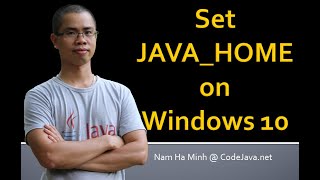 How to set JAVAHOME environment variable on Windows 10 [upl. by Yenahs]