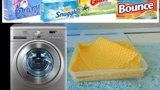 Como hacer las Toallitas Para Secadora  Dryer Sheets DIY [upl. by Yrbua]