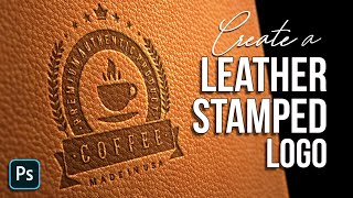 Photoshop Create The Stamped Leather Effect [upl. by Miarzim172]