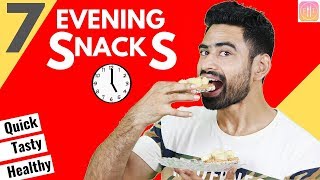 7 Quick amp Healthy Evening Snacks For the Week Vegetarian [upl. by Barde940]