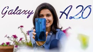 Samsung Galaxy A20 Full review [upl. by Terces926]