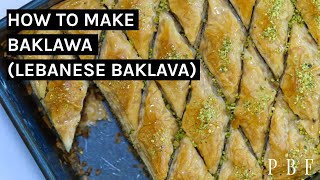 Baklawa Lebanese Baklava [upl. by Werd]