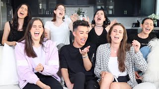 Harmonizing Challenge ft Cimorelli [upl. by Aciram581]