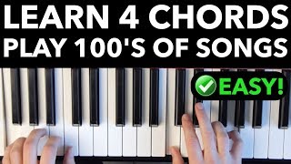 Learn 4 Chords  Quickly Play Hundreds of Songs EASY VERSION [upl. by Aurelie198]