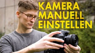 KAMERA RICHTIG EINSTELLEN 📷  Blende ISO Verschlusszeit [upl. by Ulrika381]