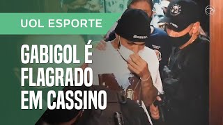 Gabigol é detido ao ser flagrado em cassino clandestino em São Paulo [upl. by Ieppet385]