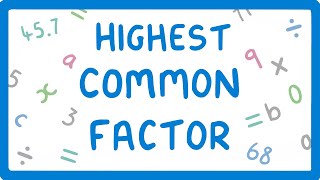 How to find the Highest Common Factor 7 [upl. by Ativahs980]