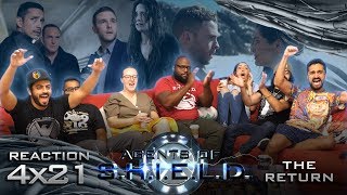 Agents of Shield  4x21 The Return  Group Reaction [upl. by Herwig]