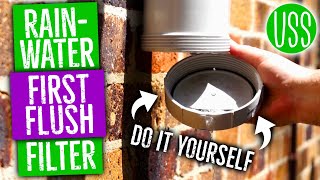 How to make a First Flush Filter  Rainwater Collection System Part I [upl. by Niela]