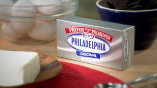 New York Style Cheesecake Recipe  PHILADELPHIA Cream Cheese [upl. by Anuayek]