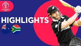 Final Over Drama  New Zealand vs South Africa  ICC Cricket World Cup 2019  Match Highlights [upl. by Cirded2]